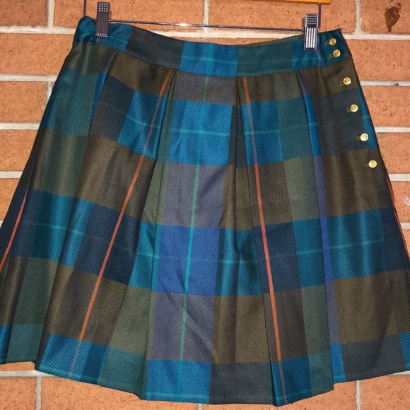 🧚🏽♂️TOMMY HILFIGER🧚🏽♂️PLAID PLEATED SKIRT - Picture 3 of 6